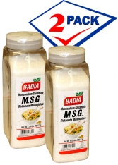 Badia msg, (Monosodium Glutamate) 1.75 lbs. 2 pack.